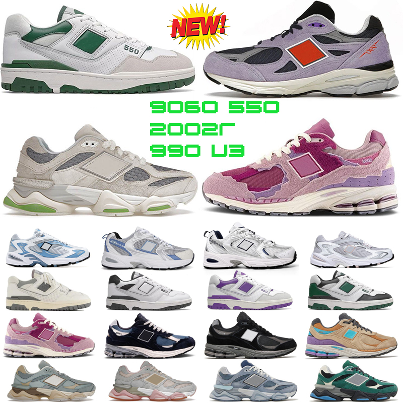 

New nb 550 2002r 9060 530 725fashion shoes 2002R Protection Pack Phantom casual sneakers men women 550s Sea Salt Black Green Rain Cloud nb550 designer trainers 327, 21