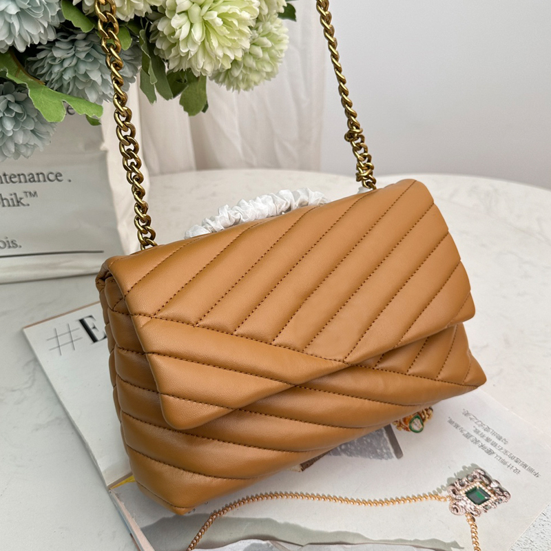 

Sheepskin Chain Crossbody Bag Women Designer Handbag Fashion Flap Shoulder Bags Metal Hardware Letters Magnetic Buckle Large Capacity Tote Purse Zipper Wallets, 2 (22.5x15x8cm)