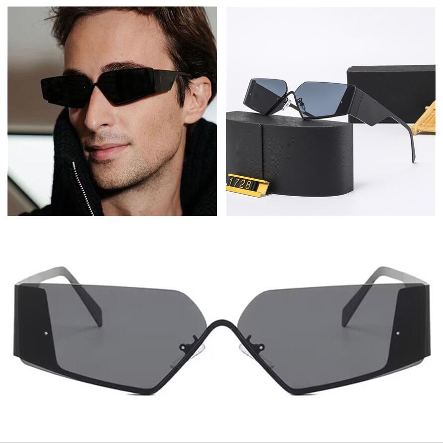 Top marque soleil avec lunettes de soleil série Runway Designer femmes hommes mode lunettes de soleil marques design ton semi-sans monture protec