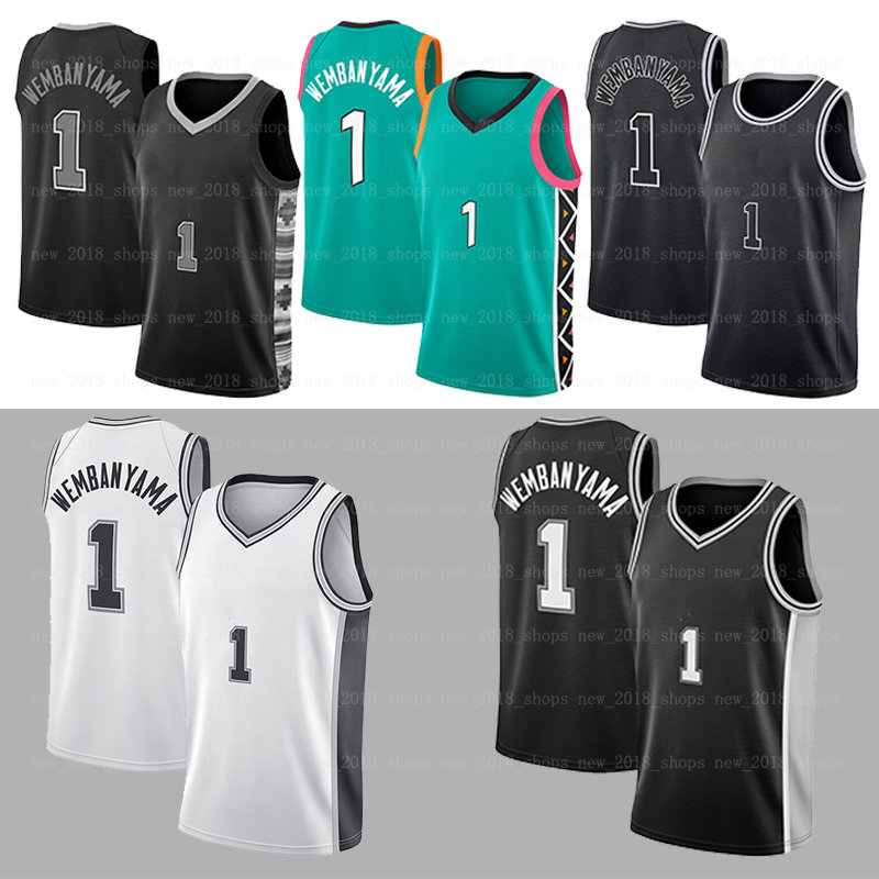 

Victor 1 Wembanyama 21 Tim Basketball Jerseys 2023 Men City Jersey Keldon 3, Men jersey