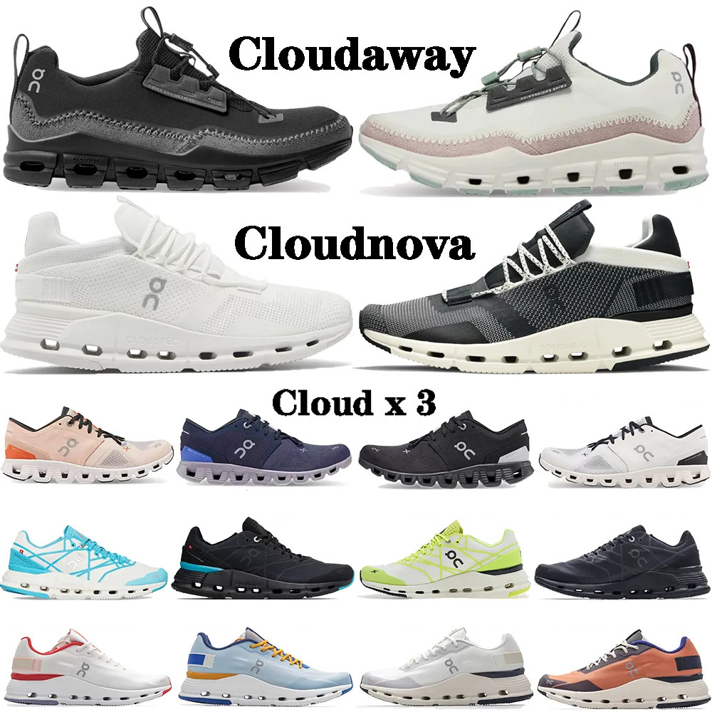 

On Cloud x 3 Running Shoes Cloudnova Form Z5 Cloudaway mens womens Swiss designer sneakers Almond Ash Triple White Black Cyan Eclipse Rose fashion Sports Trainers, Color#32