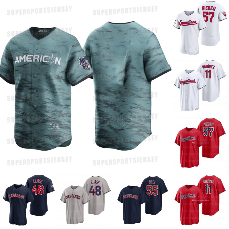

2023 ALL STAR GAME GuardianS Jersey Steven Kwan Amed Rosario Cleveland Jersey Shane Bieber Jose Ramirez Emmanuel Clase Josh Bell Myles Straw %Stiched Andres Gimenez, Mens felx base