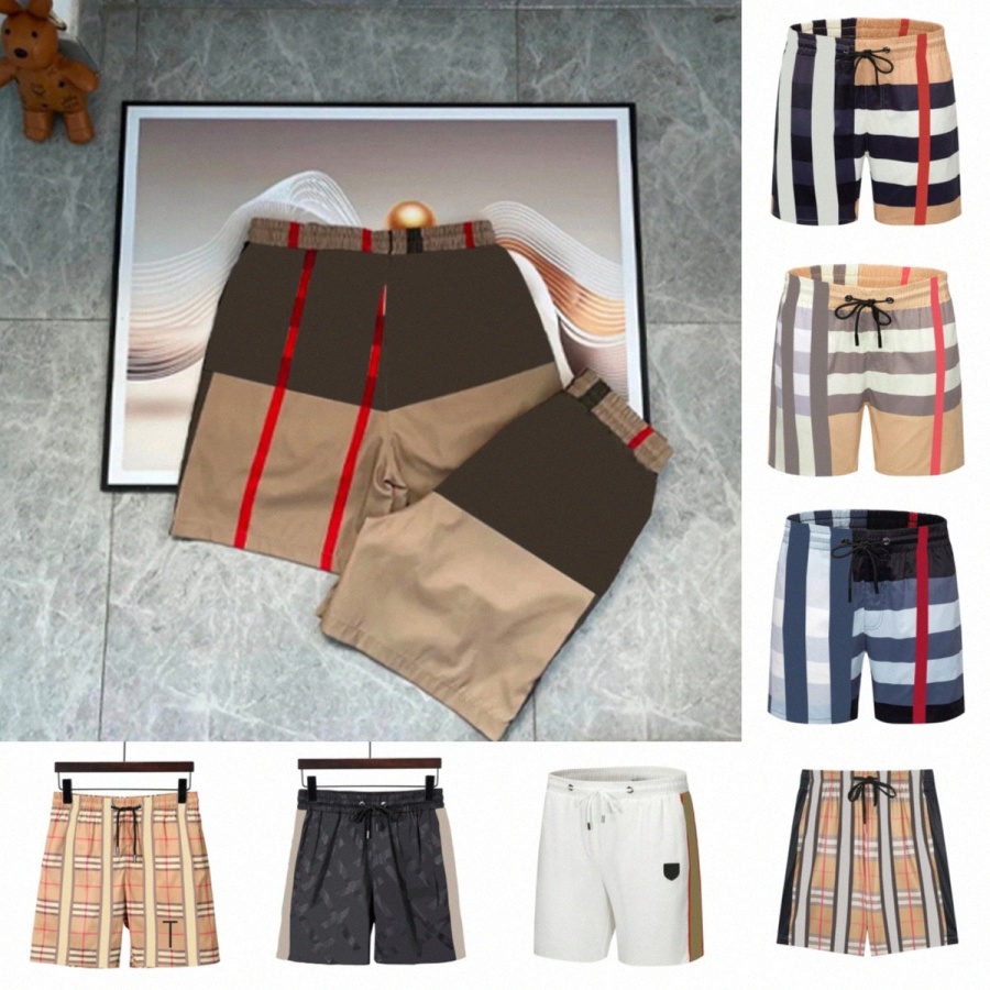 

Summer Mens Designer Shorts Fashion Loose Swimming Suits Womens Streetwear Clothing Quick Drying Burbery For Men Letters Printed Burberrry Board Beach Pants, Customize
