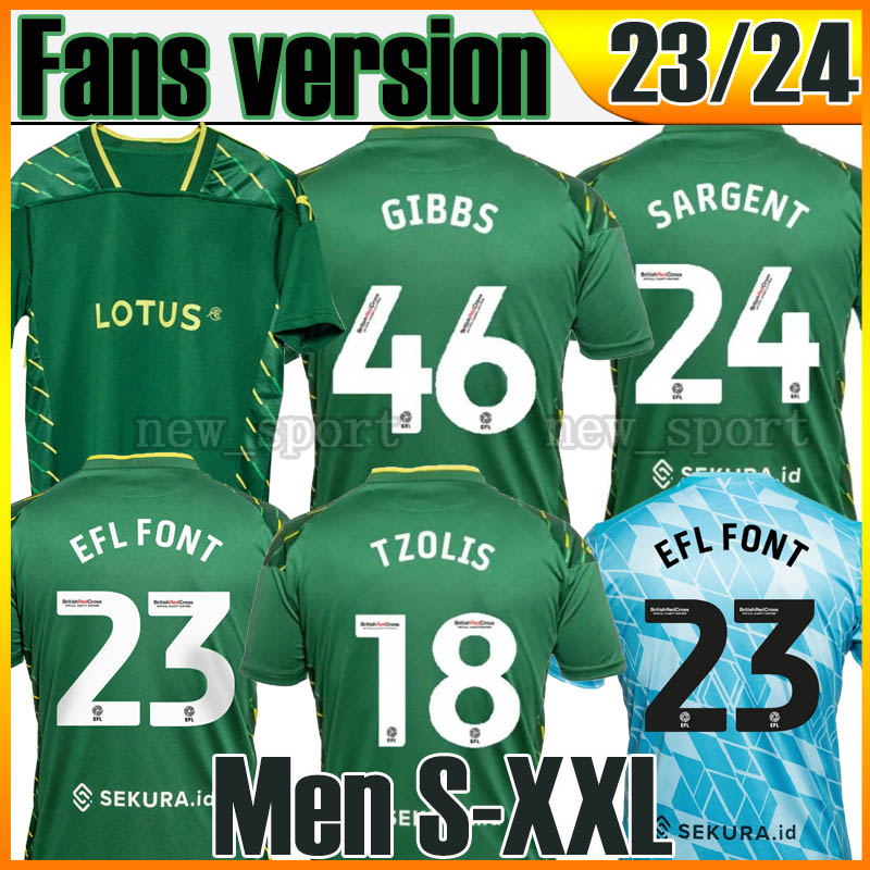 

23 24 NoRwIch CITy away soccer jersey home ARAONS SARGENT SARA TZOLIS NUNEZ GIBBS HANLEY 2023 2024 Men size jersey football shirts top, 23 24 away