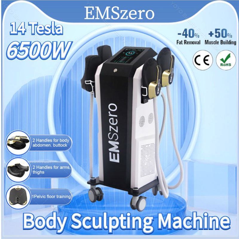 

2023 New DLS-emslim NEO 14 Tesla 6500W EMSzero Sculpting Body Slimming Muscle Building Fat Burning Beauty Machine