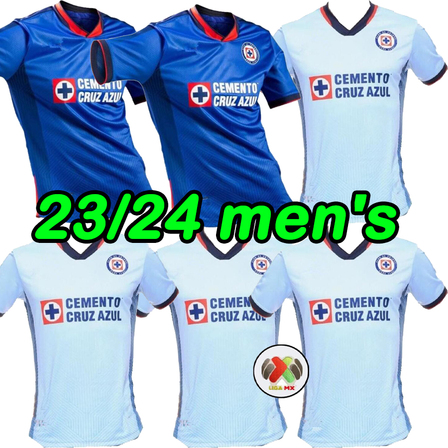 

2023 2024 Cruz Azul Soccer Jerseys 23/24 CDSyC mexico League Pineda Romo ALVARADO RODRIGUEZ Home Away third Football Shirts top, Blue