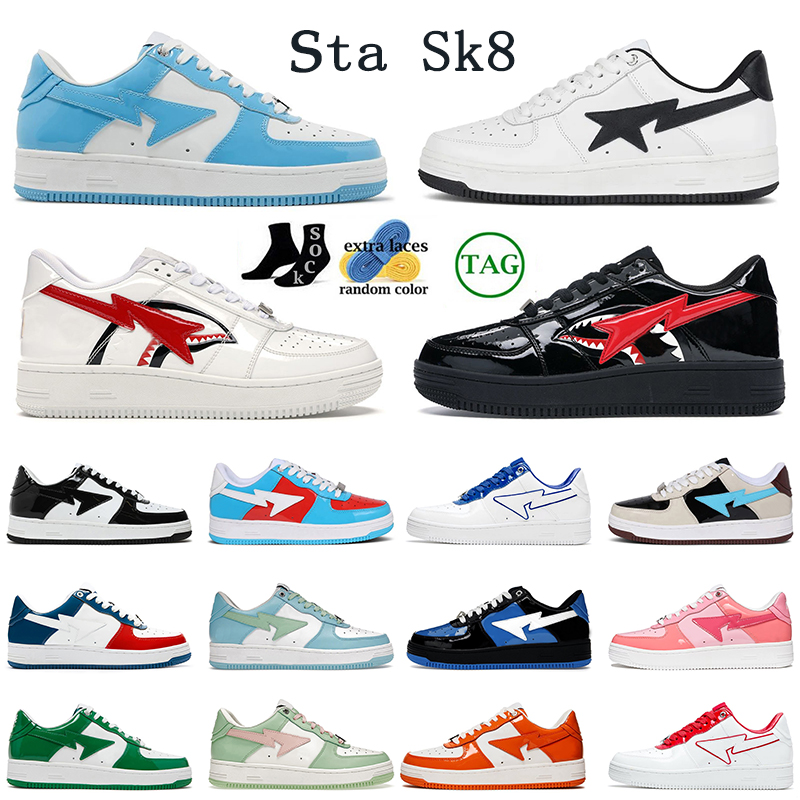 

Designer Fashion Casual Shoes For Women Mens jjjjound Sta sk8 Color Camo Combo Pink Green Patent Black White Green Grey Blue stas Flats Trainers Platform Sneakers, A39 m2 grey orange 36-45