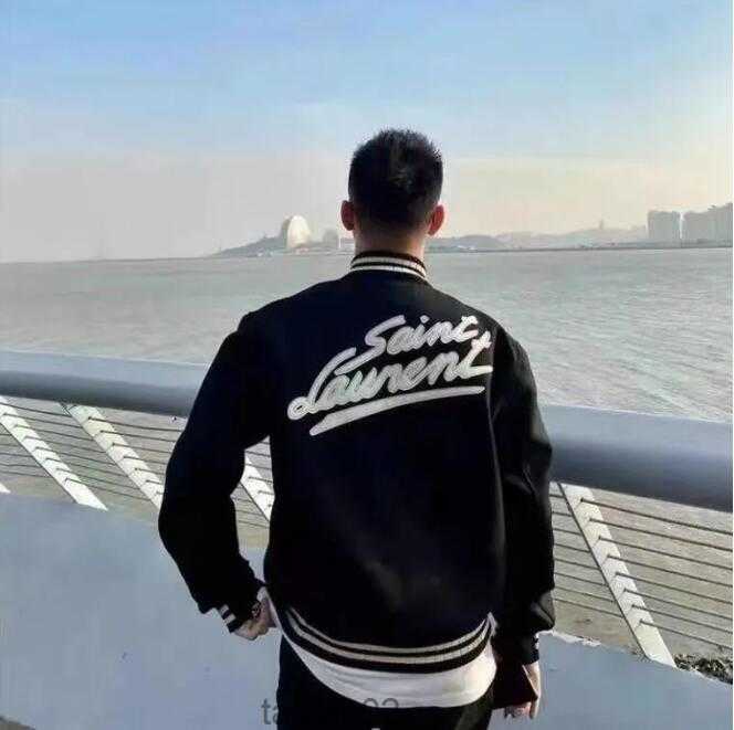 

autumn winter jackets for men saint baseball jacket women laurent coat mens clothingU8CQ
