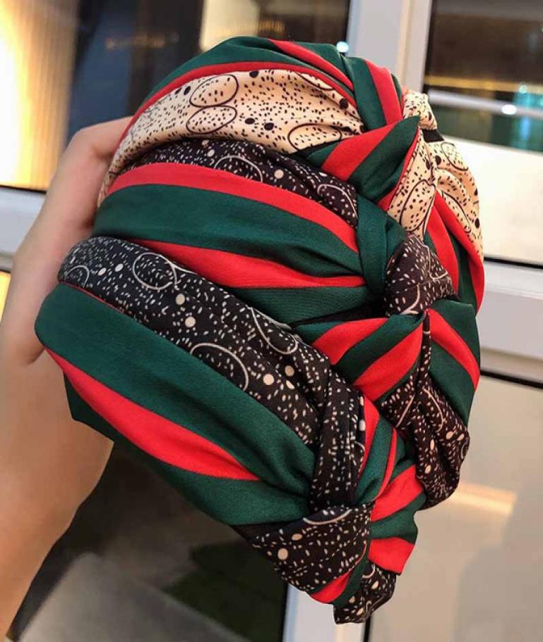 

Lots Fashion Designer Wide Edge Knotted headbands Luxury Turban Headband Hair Hoop Headwear Accessories for Women Girls4560414