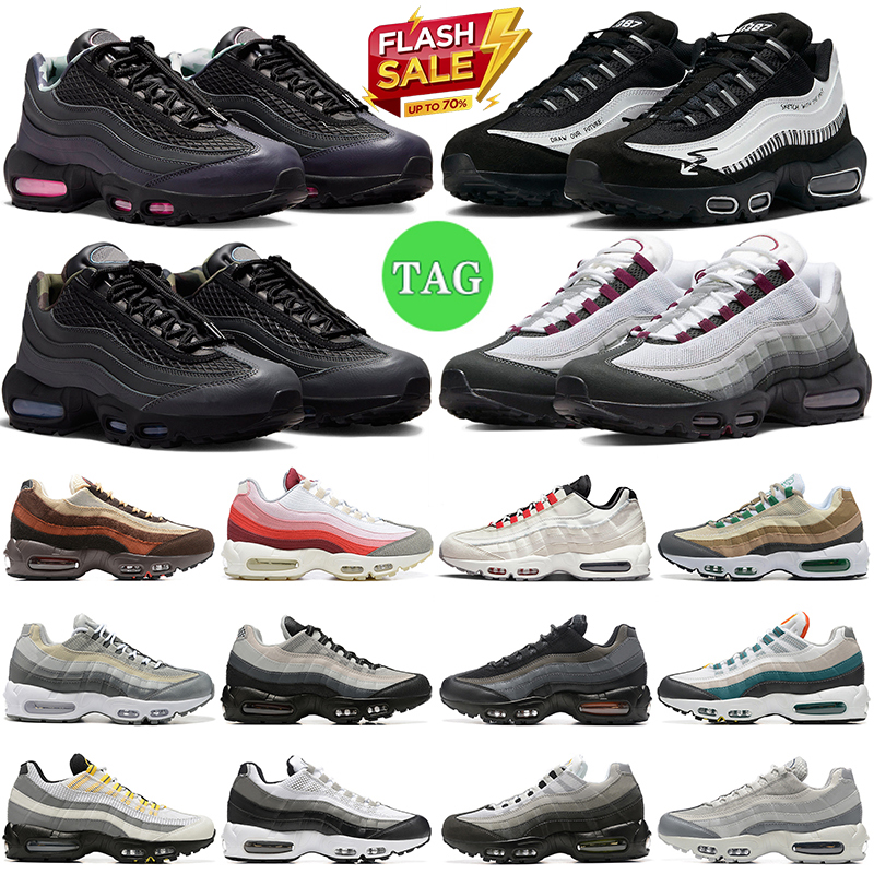 

2023 95 95s running shoes for men women og neon triple black Dark Army Greedy Grey Red Taxi Olive Reflective mens trainers des chaussure outdoor sports sneakers, #1