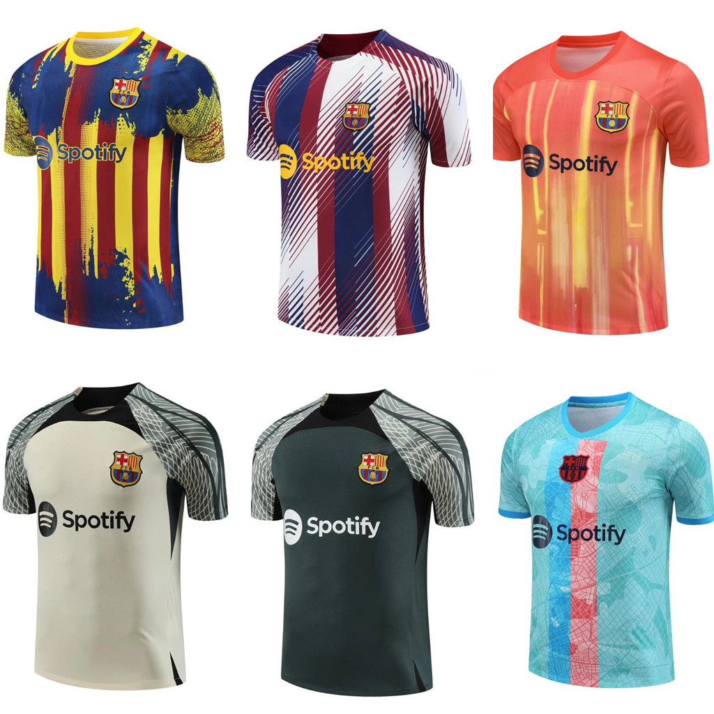 

Barcelona 2023 24 Short sleeve shorts Football TRACKSUIT training suit MEN soccer chandal futbol MEMPHIS chandal jogging Survetement Jerseys