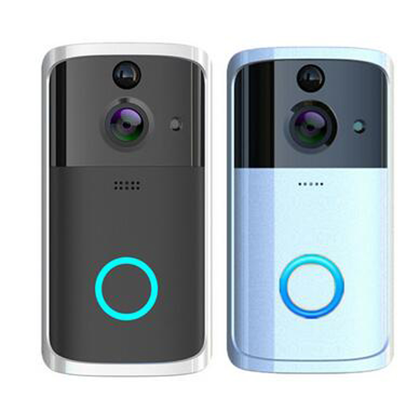 

M7 HD Smart Video Doorbell Visual Doorbell WiFi Door Bell 166 Universal HD Multifunctional Intercom Two Way Audio Ring Camera for Home Life Office