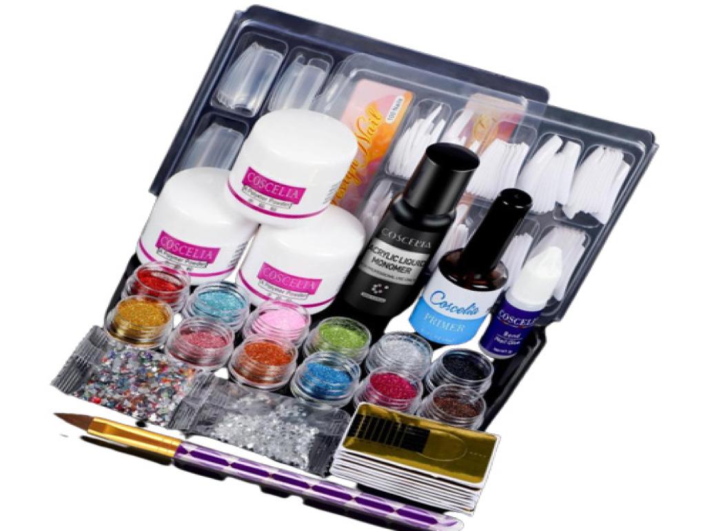 

Nail Art Kits Acrylic Kit All For Manicure Tools Powder Liquid Glitter Nails Supplies Professionals7404719
