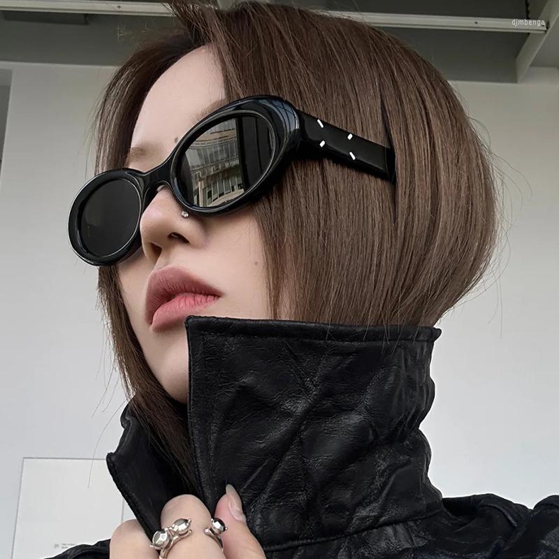 

Sunglasses Vintage Round Women Designer 2023 High Quality Oval Glasses Gafas De Sol Hombre