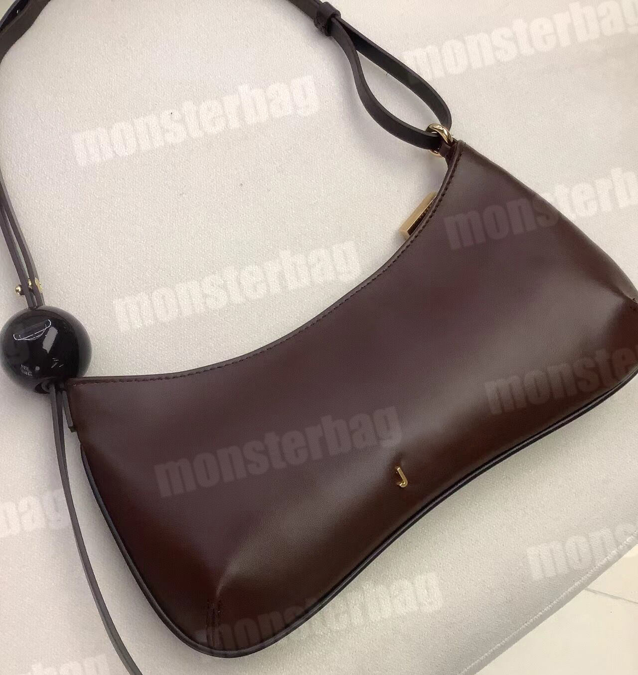 

Designer Le Bisou Perle Women Shoulder Bag Coiled Leather Handbag Signature Mini Small Bags Luxury Tote Classic Jac Crossbody Hard Lady Fashion, Color 7