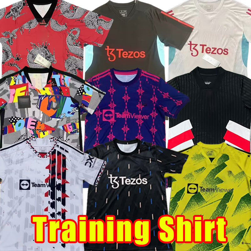 

22 23 24 MAN UTD soccer jerseys RASHFORD B.FERNANDES SANCHO football shirts Fans version R.VARANE MAGUIRE CAVANI SHAW manCHeSter ICON Training 2023 2024