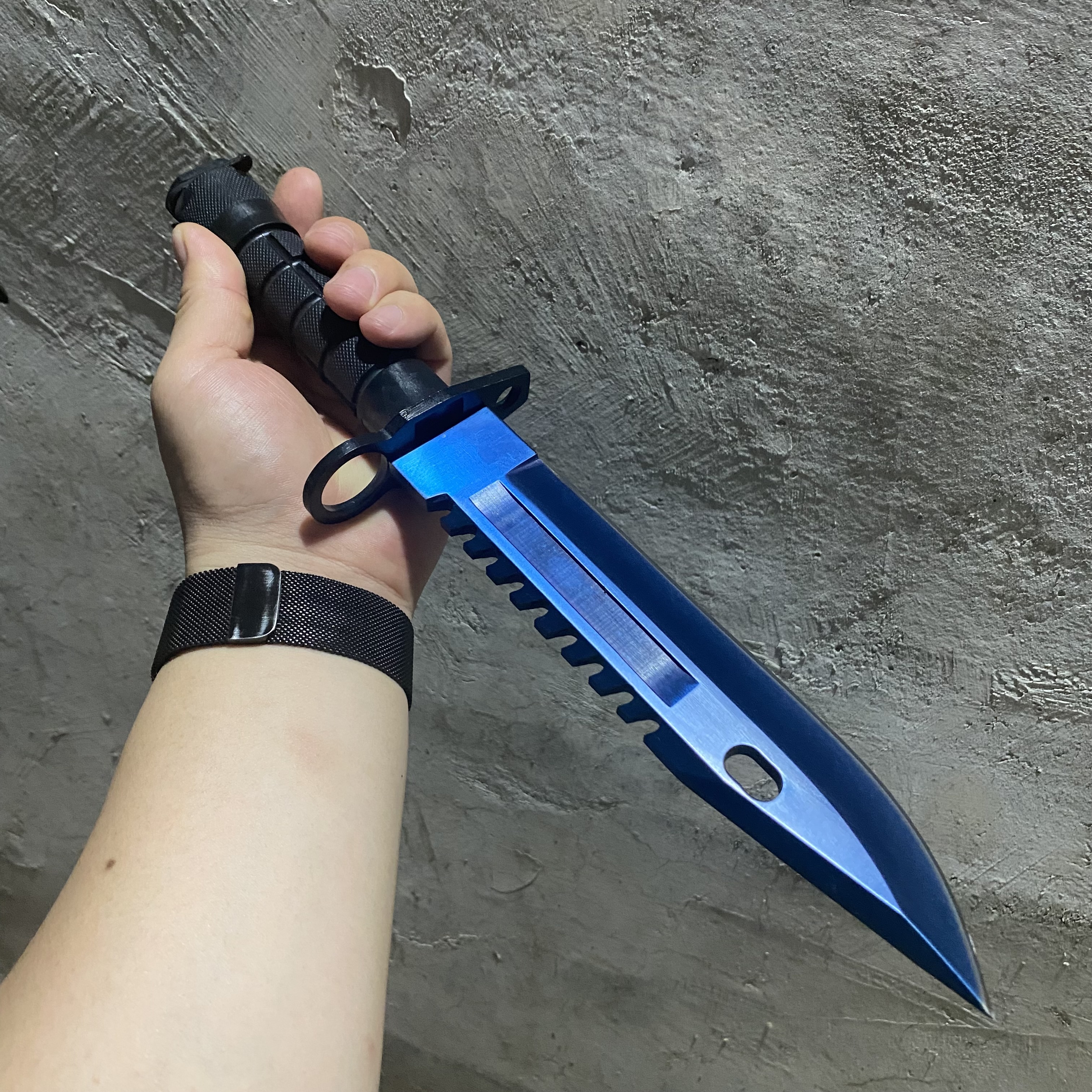 Real sharp CSGO M9 knife karambit Counter Strike bowie knife Hunting Camping knifes Survival Tactical knifes Outdoor knives Fixed Blade switch fi-image-881286745