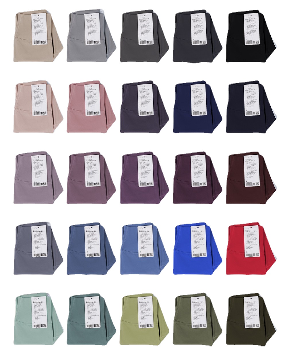 

Lycra fabric Solid Color Women yoga pants High Waist Sports Gym Wear Leggings Elastic Fitness Lady Outdoor Sports Trousers, Color 9