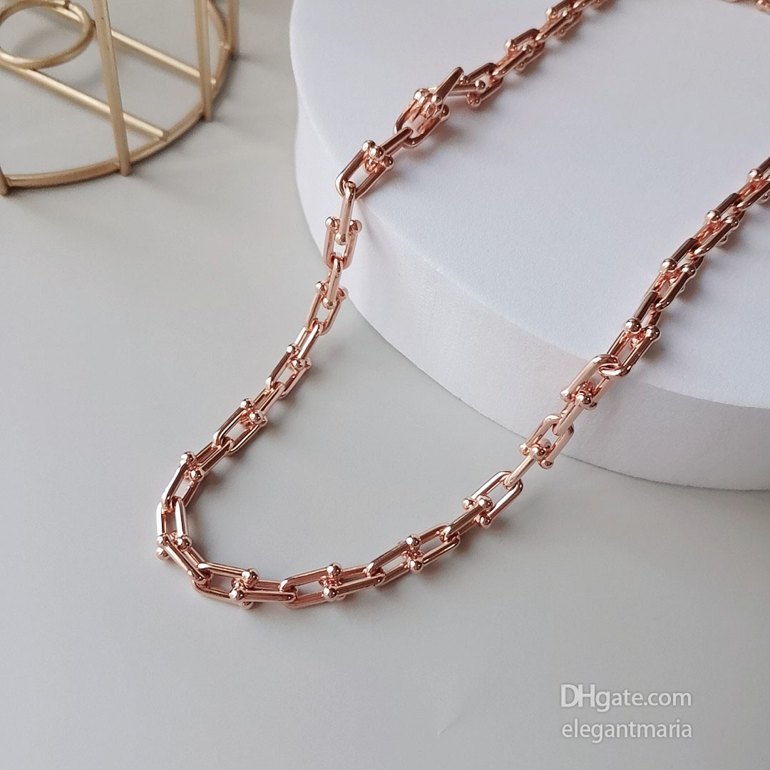 

new love long Necklace Bracelet Thin U-shaped horseshoe hardware set designer Women Men couple fashion watche Top Quality Wedding Party Thanksgiving Day Valentine