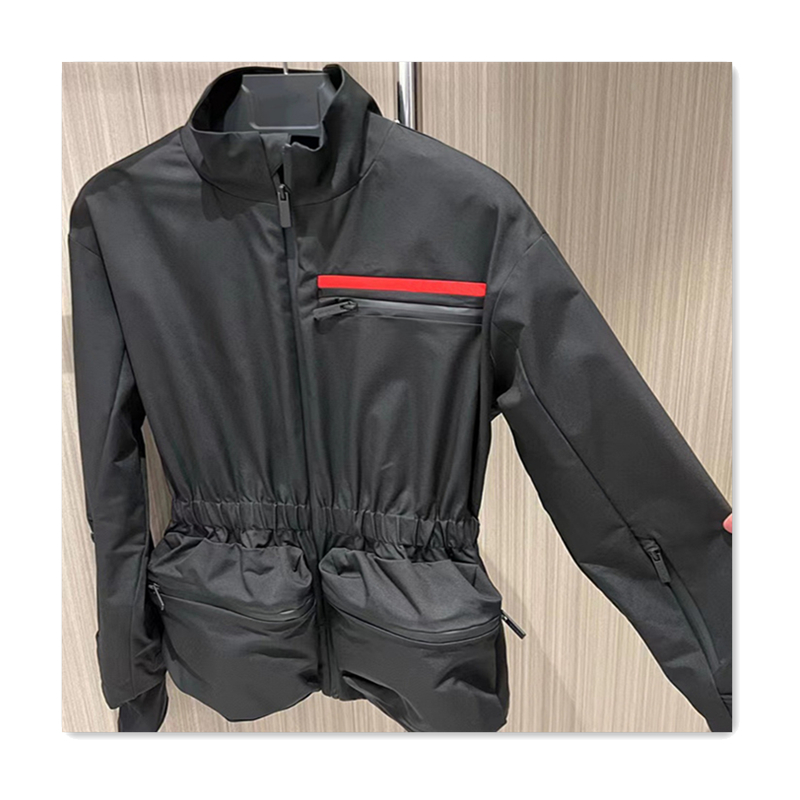 Veste d'automne veste de créateur pour femme mode col montant logo rouge lettre taille jusqu'à minceur femmes manteau chaud coupe-vent sport vest