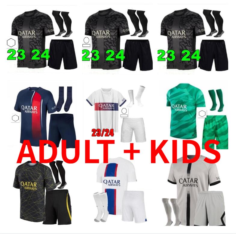 MBAPPE maillot de foot 23 24 G.RAMOS FABIAN maillots de football 2023 2024 HAKIMI KOLO MUANI O.Dembele ASENSIO LEE KANG IN chemise hommes enfants