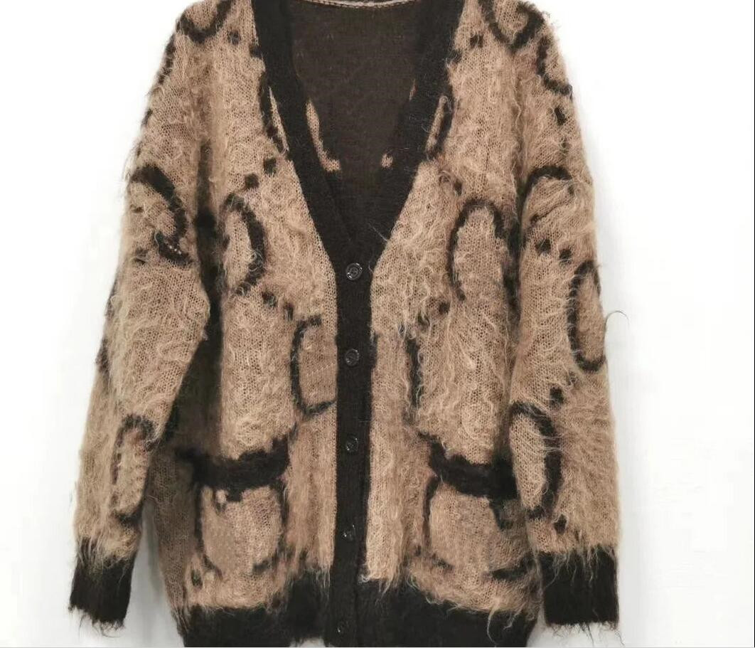 23 Cardigan tricoté en laine de mouton et de chameau, Style paresseux, Long manteau pull pour femme, épais, ample, vêtements d'extérieur, automne