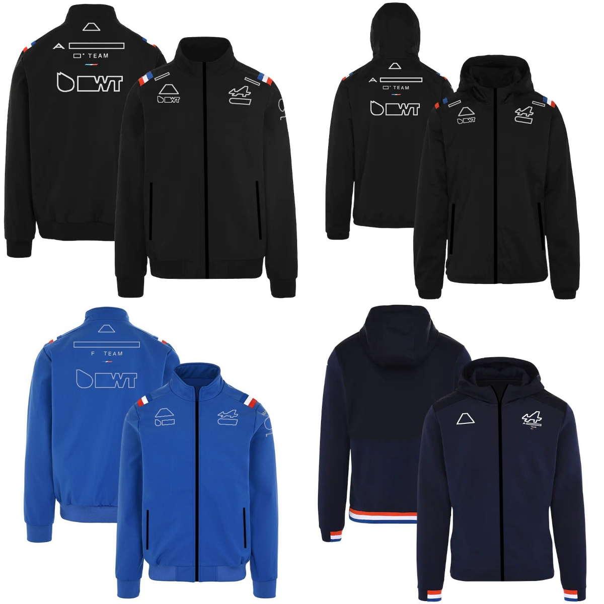 2023 F1 Veste à sweat Formule 1 Vestes de fermeture à glissière décontractée Racing Team Sweat-shirt surdimension