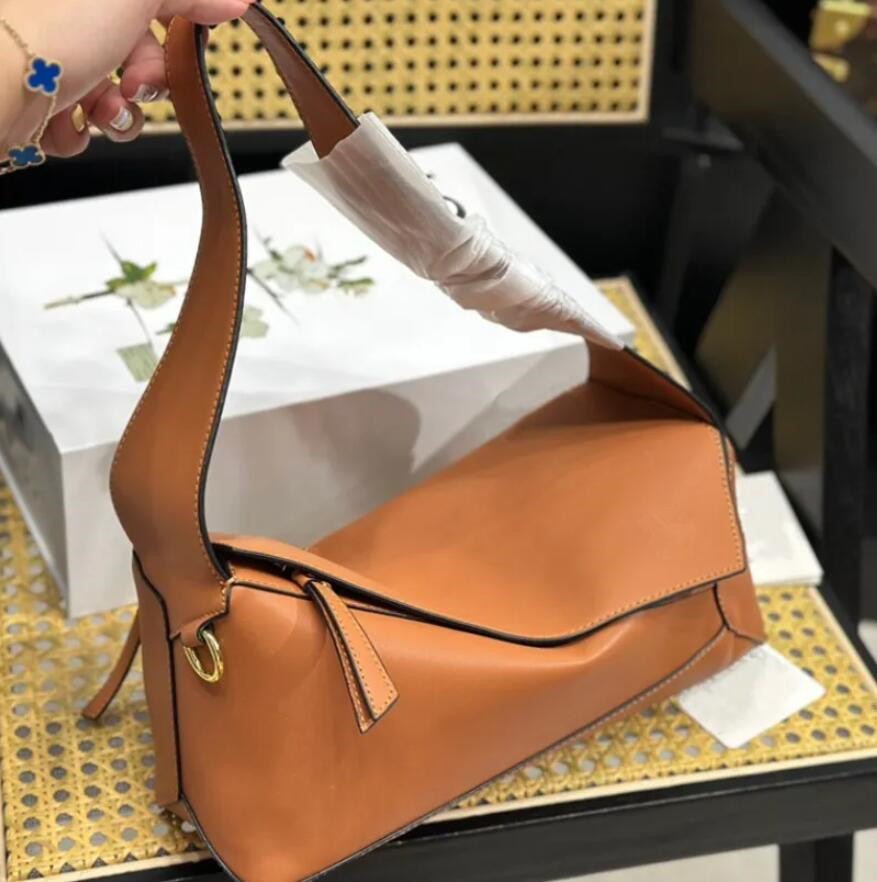 Femme Puzzle Hobo sacs de créateurs grande capacité géométrie classique fourre-tout Large bandoulière sacs à main en relief lettre