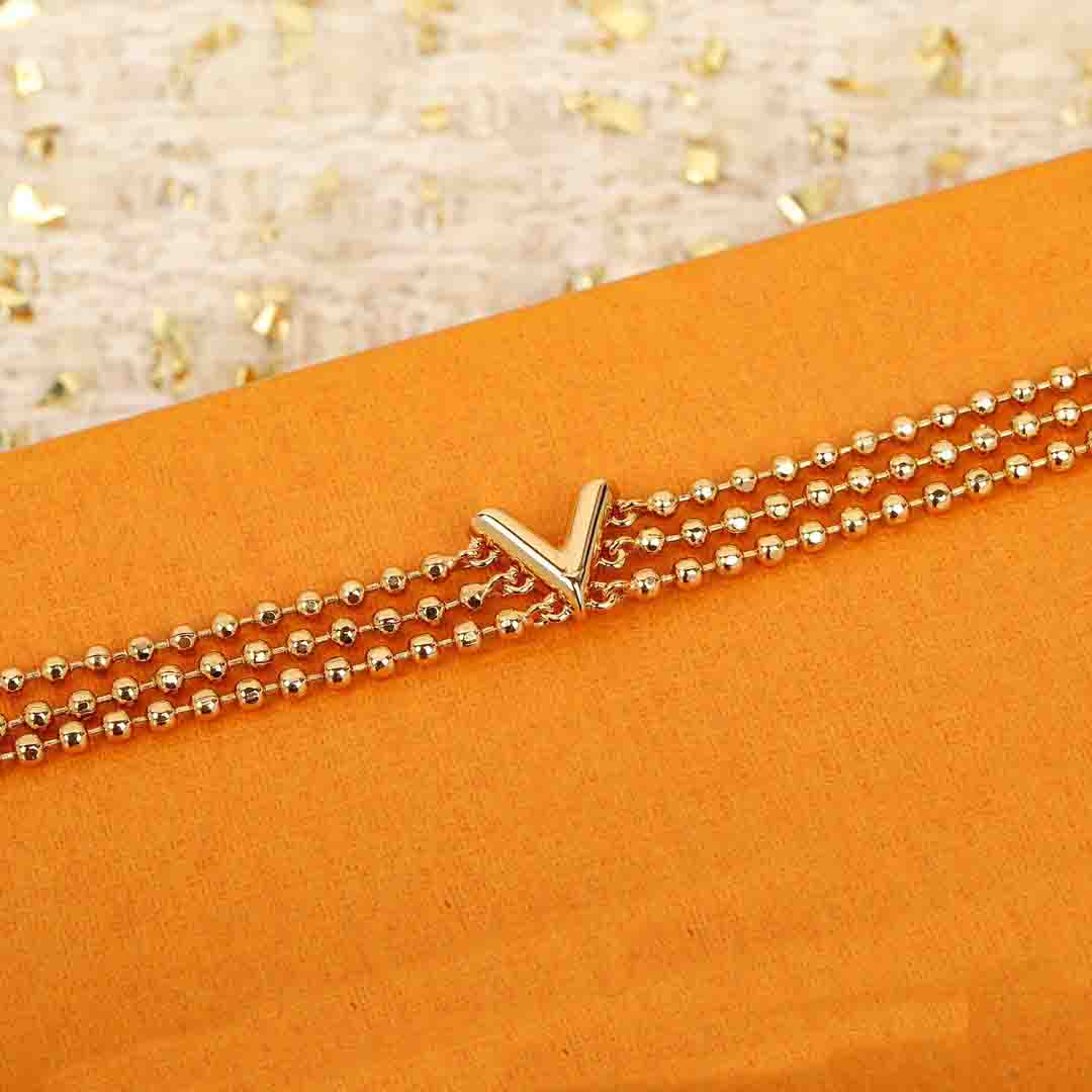 2023 Luxury quality charm pendant necklace with words design in 18k gold plated have stamp box PS4553A