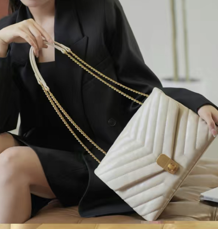 Luxurys Designer Bags Women Bag Handbag Gold Silver Chain Bags Ladies Crossbody The Tote Hobo Y Quilted lattice Shoulder Purse high quality Handb-image-907367147