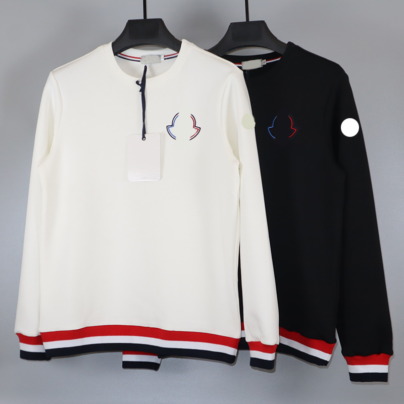 Monclair Designer Mens Hoodies femmes brodé Badge Logo sweat à capuche lâche manches longues pull à capuche Vêtements pour hommes
