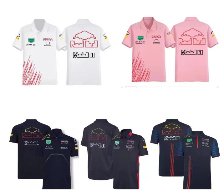 Polo de course F1 pour hommes, chemise d'été à manches courtes, même Style, personnalisé