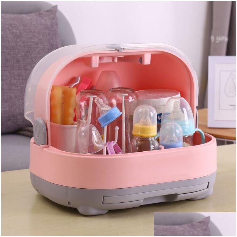 baby bottle drying rack 3 colors baby feeding bottles cleaning drying rack storage nipple shelf baby pacifier feeding cup holder 21c3