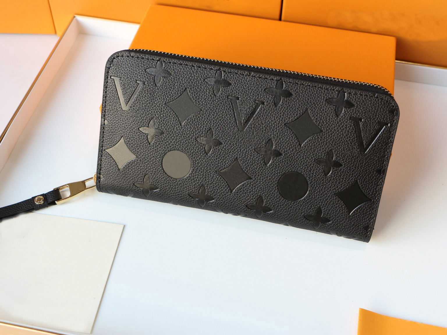 Fashion Flowers Designer Zipper Wallets S Men Women Leather Bags High Quality Classic Letters Coin Purse Original Box Plaid Card-image-913745225