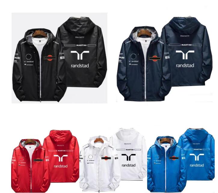 Veste de course F1, nouveau sweat-shirt coupe-vent chaud de l'équipe