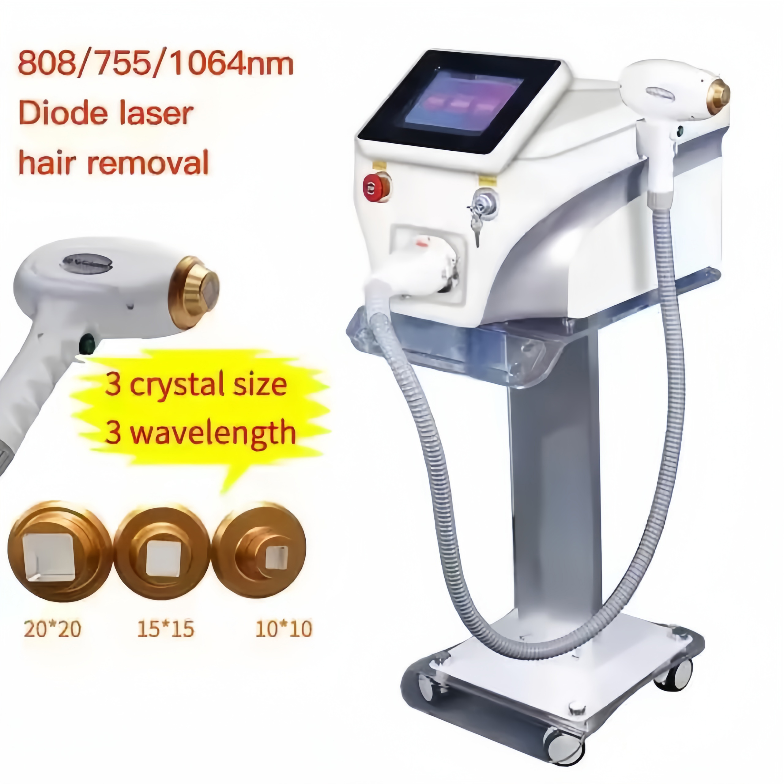 Popular Diode Laser Freezing Point 808nm Hair Removal Machine Equipment Big Light Spots Skin Lifting And Rejuvenating Epilation Devices