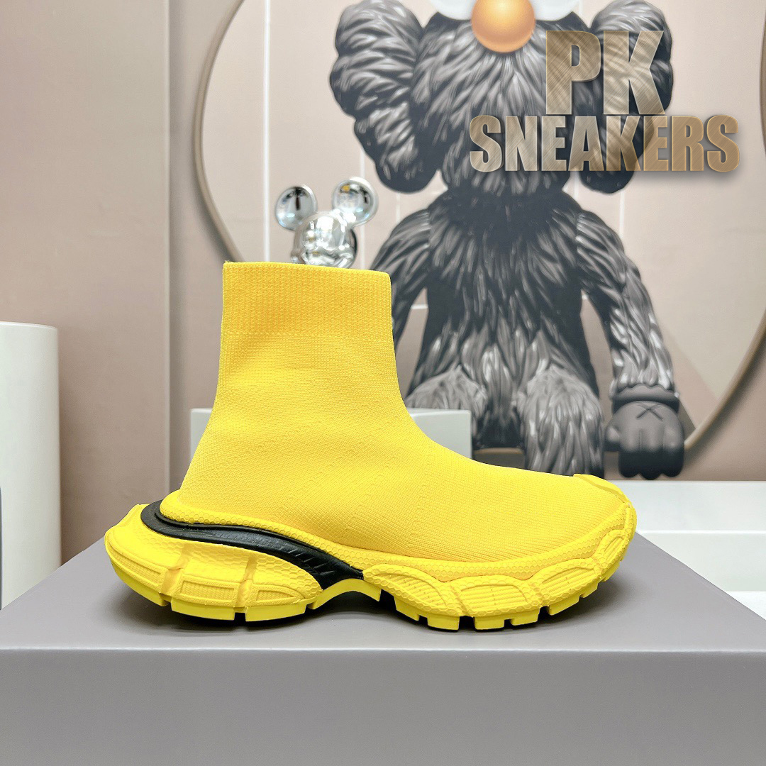 Wholesale Classical Designer 3XL Sock Shoes Fashion Men Women Breathable Platform Sneaker Black White Mesh Stretch Sports Casual Shoe Luxury Outd-image-907954560