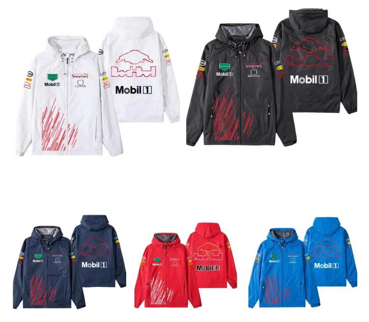 F1 Racing Sweatshirt Autumn and Winter Waterproof Windbreaker Hooded Sweatshirt Same Customized-image-722591461