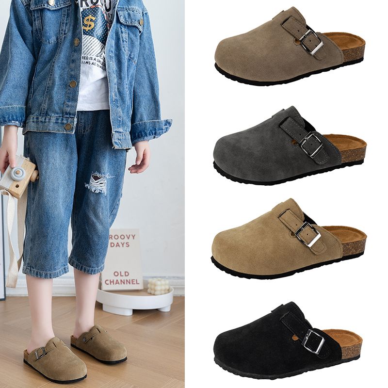Kids Cork slippers toddler slides warm boys girls winter clogs sandals designer sandals children youth slip-on beach Shoes Foot protection Waterp-image-907950370