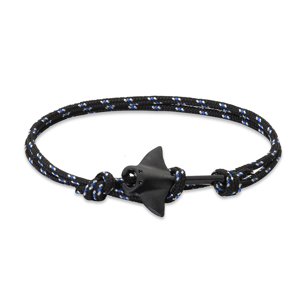 Classic Handmade Colorful Paracord Bracelet Fish Animal Buckle Adjustable Bracelets-image-908268019