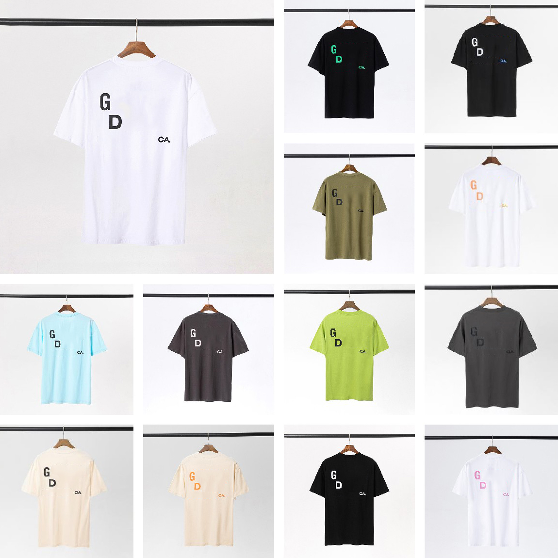 Vintage Souvenir New Star CDG PLAY Cartoon Heart Short Sleeve T-Shirt-image-868879543