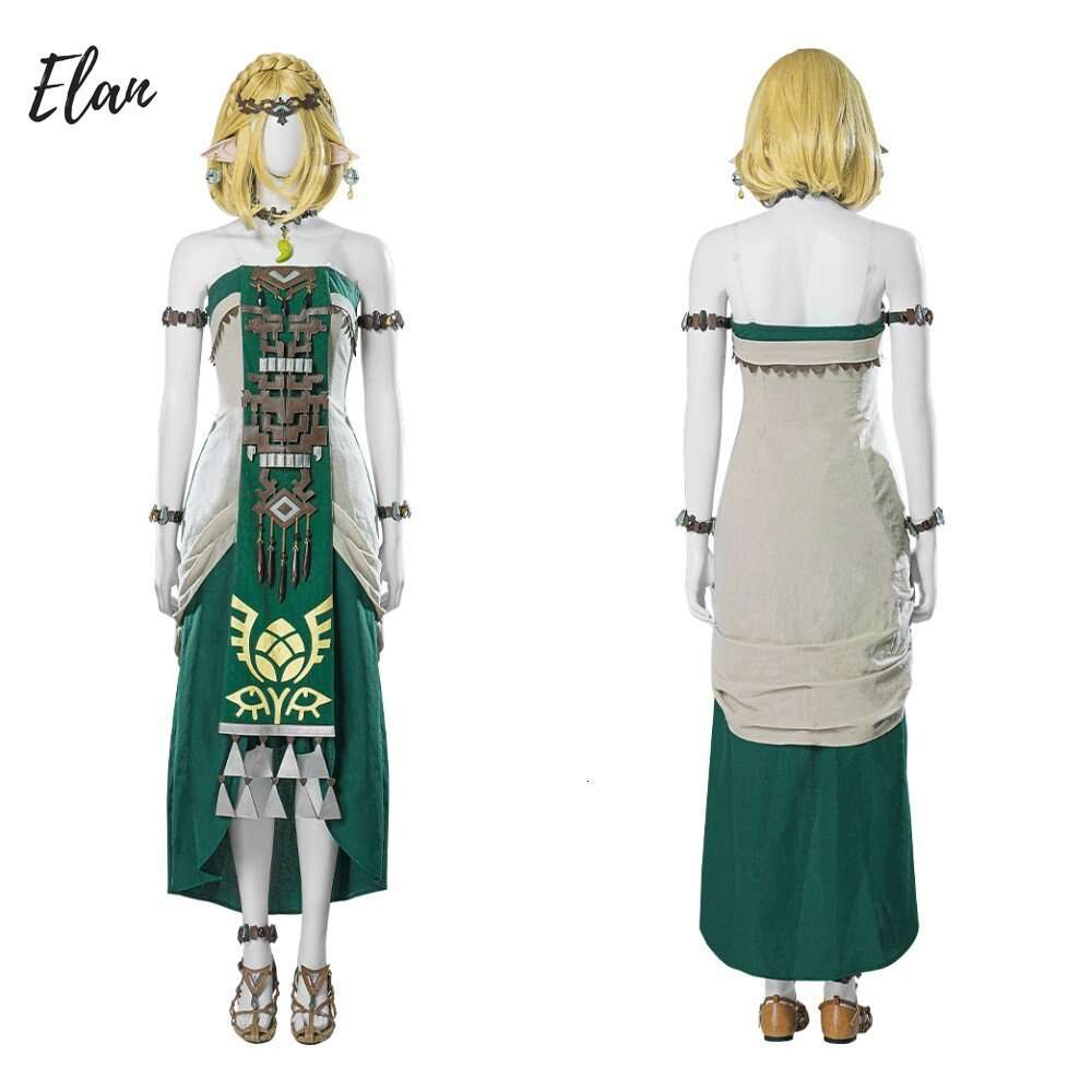 Femme Princesse Robe Costumes Déguisement Princesse Cosplay Zelda Cosplay Costume Tenue Halloween Costume pour Femme Taille Personnaliséecosplay