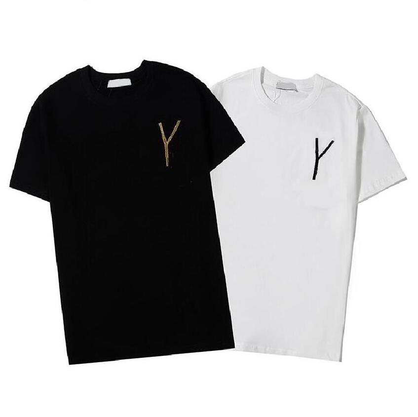 Tees T Shirt Summer Mens Womens Designers T Shirts Short Sleeve Tops Classic Letters Embroidery and Print Cotton Tshirts Clothing Black White Hig-image-856687266