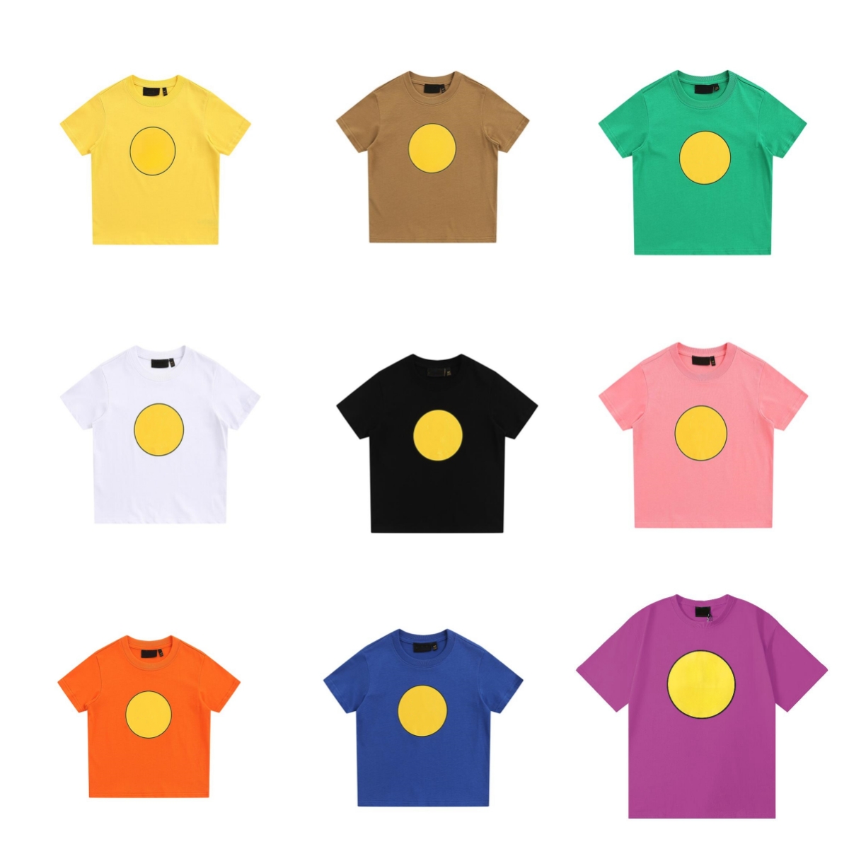 Fashion Letter Smile Pattern Child T-shirt Shirts Children Fashion Clothing-image-817633748