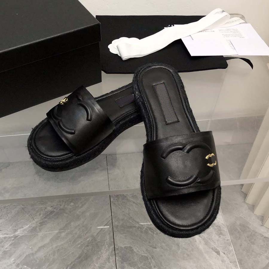Sandales pour femmes, nouveau type de pantoufles plates pour loisirs, broderie coréenne, plage, été 2023, 001