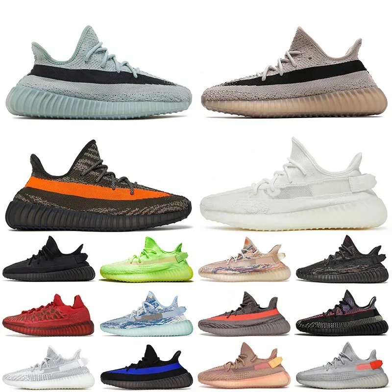Chaussures de course de créateurs Hommes Femmes Chaussures de sport Baskets Rock Oat MonoClay Mist Beluga Réfléchissant Noir Blanc Cendre Bleu Ba