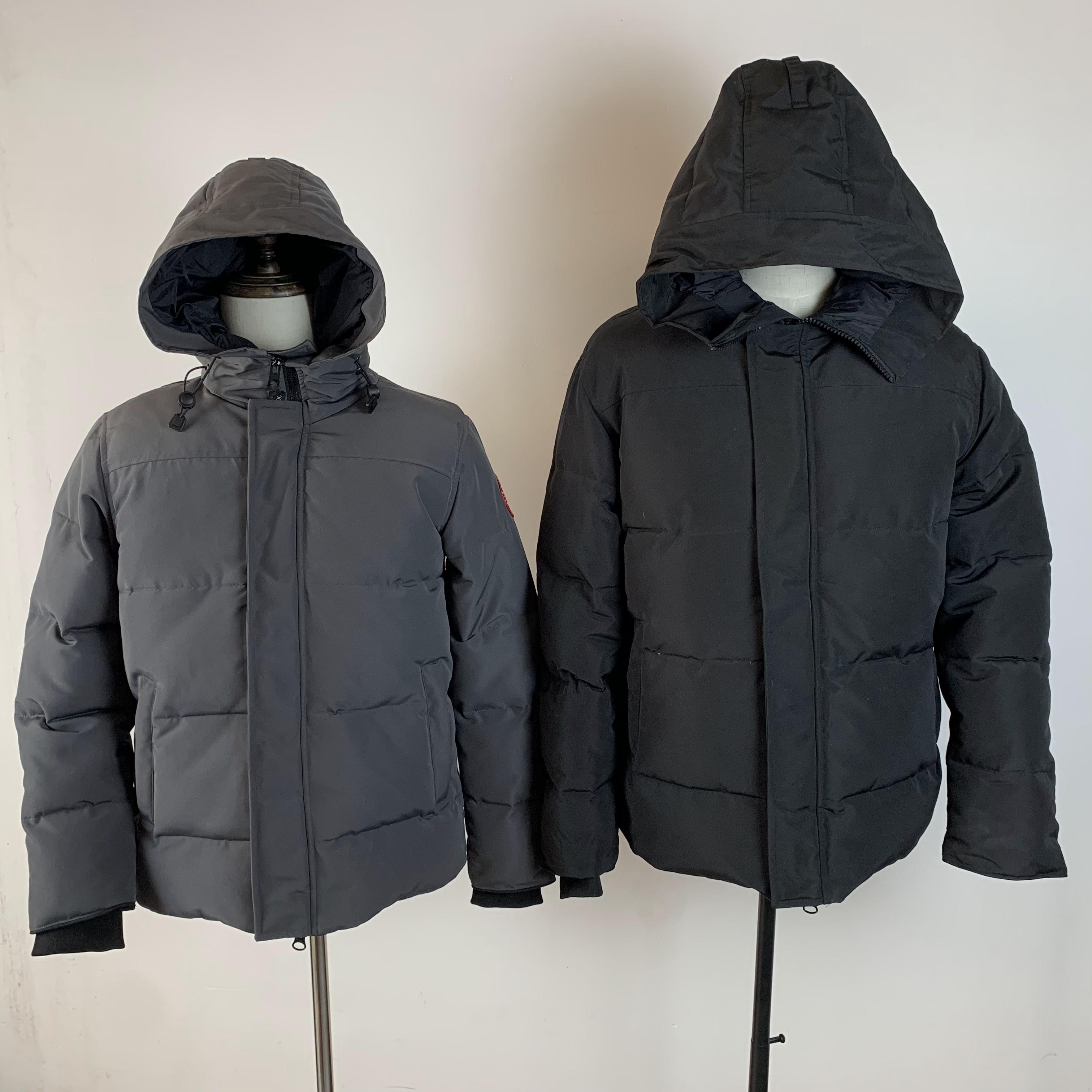 Doudoune canadienne pour hommes marque de mode de créateur d'oie Macmillan chaleur d'hiver pour femmes avec chapeau, veste coupe-vent et antigel