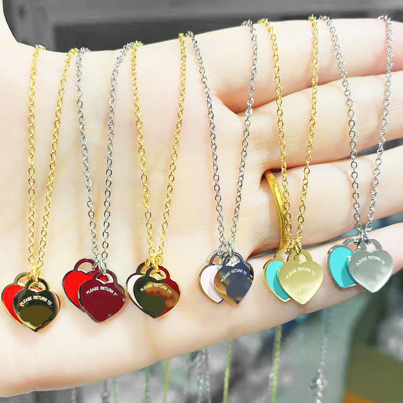 necklace designer jewelry necklaces chain chains link luxury jewellery heart pendant custom pendants women womens Stainless Steel Valentines Day