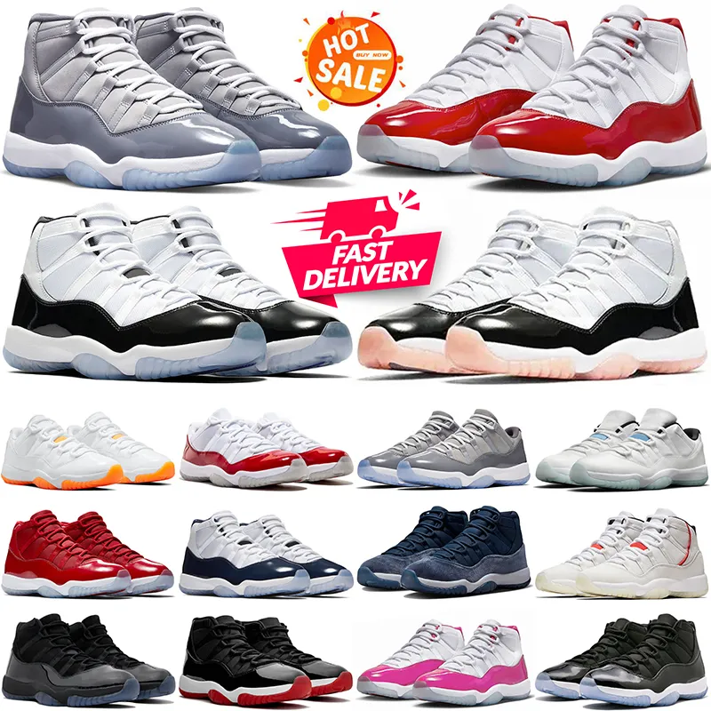 Chaussures Jumpman Hommes Femmes Chaussures de basket-ball Midnight Navy Cool Grey 25e anniversaire Bred Concord 45 Legend Blue Baskets pour homm