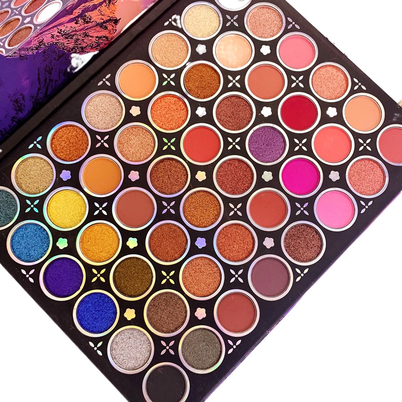 Long Lasting Waterproof Matte Shimmer Eyeshadow Palette Makeup Easily Blendable 48 Colors Highly Pigmented Eye Shadow Pallet for Women Beauty Cos-image-908822016